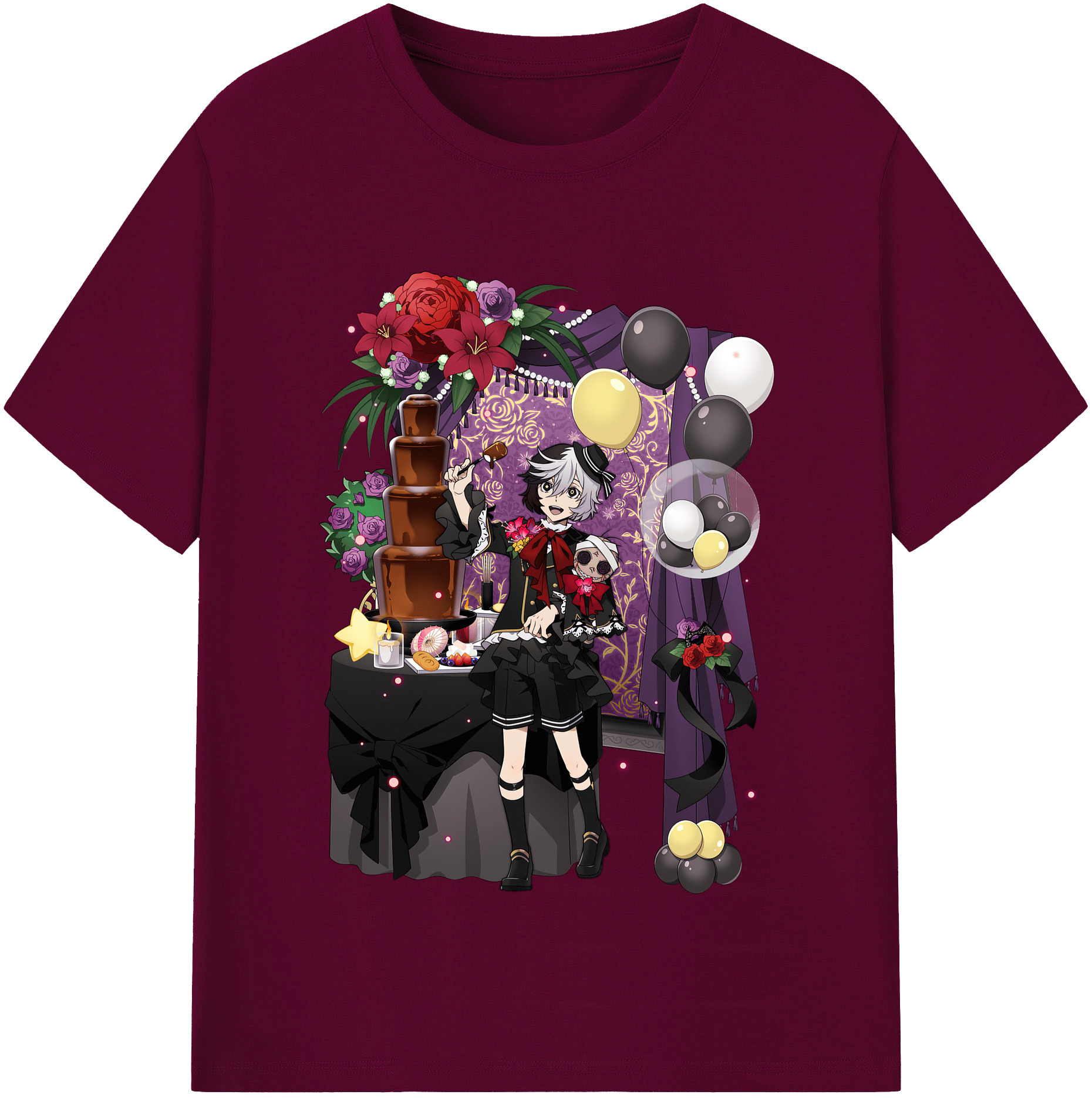 （画像用） 文豪ストレイドッグス Bungo Stray Dogs レディースカジュアルプリントTシャツ（綿100％）